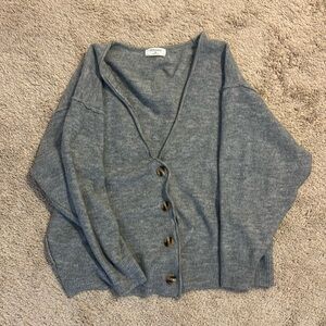 Slouchy oversized crop sweater